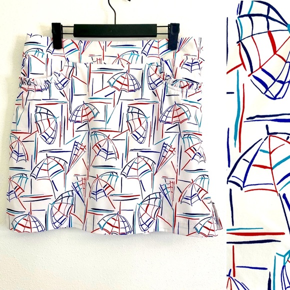 IZOD Golf umbrella print skort 4 - Picture 1 of 10